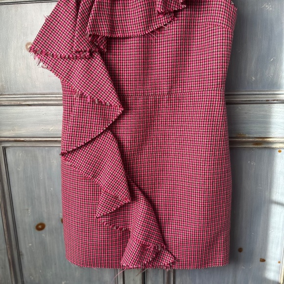 MSGM Houndstooth Wool Sleeve Dress Size 44 - Picture 5 of 7